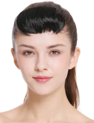 Produktbild von WIG ME UP Pony Clip-In kurz Mikro-Pony Schwarz TYP-760-1