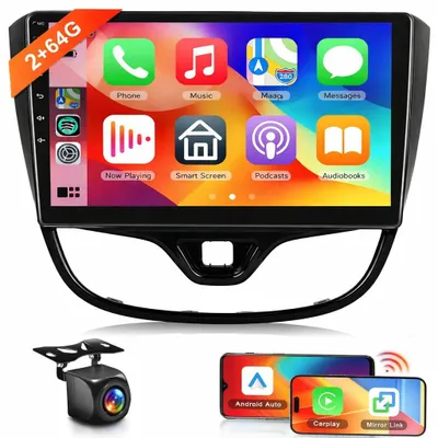 Productafbeelding van Autoradio Hodozzy voor Opel Karl 2017–2020 10 inch Android CarPlay Android Auto WiFi Bluetooth