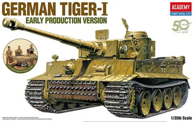 Productafbeelding van Modelbouwpakket: Panzer 13264 – TIGER-I tank uit de Tweede Wereldoorlog, "Vroege uitvoering" (1:35)