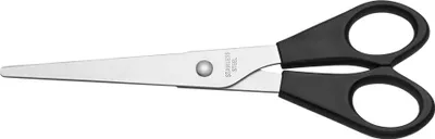 Produktbild von Schere E-34160 BP 14,8cm Stahl rostfrei schwarz Packung mit 10 Stück