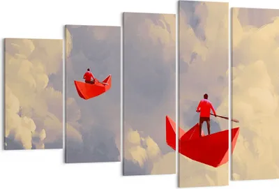 Produktbild von Bild auf Leinwand - Leinwandbild - Abstraktion modern - 150x100cm - Wand Bild - Wanddeko - Leinwanddruck - Bilder - Kunstdruck - Wanddekoration - Leinwand bilder - Wandkunst - EG150x100-3832
