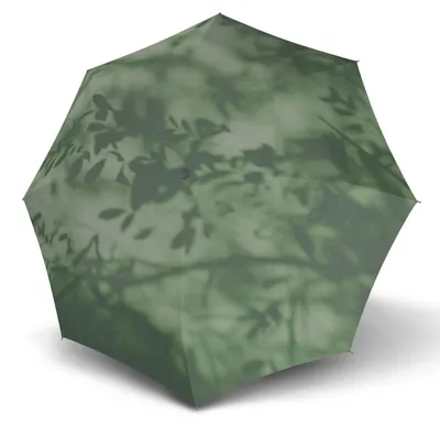 Produktbild von Knirps Taschenregenschirm Regenschirm Timber Fashion Duomatic Breeze Jade grün