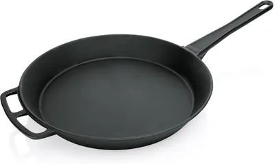Productafbeelding van Reuzenpan - Gietijzeren Pan - 65 cm Diameter - Braadpan - Paellapan - Stadskrantenfeest