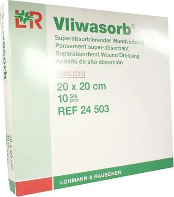 Zdjęcie produktu dla Superchłonny opatrunek na rany Vliwasorb, 10 sztuk VER