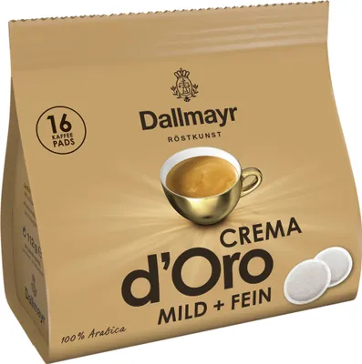 Immagine prodotto di Dallmayr Kaffee 528016007 Crema d'Oro Kaffeepads 16 Pads