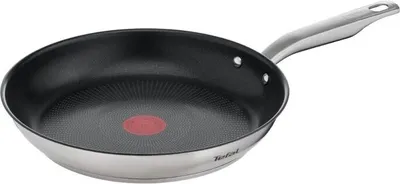Produktbild von Tefal E49107, Allzweckpfanne, Edelstahl, Edelstahl, Titan, 250 °C, Thermo-Punkt