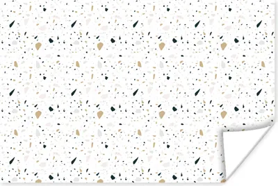 Produktbild von MuchoWow® Poster Muster - Terazzo - Textur 60x40 cm - Schlafzimmerdekoration