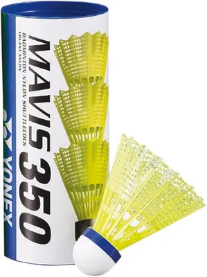Produktbild von 3er Pack YONEX Mavis 350 Badmintonbälle gelb