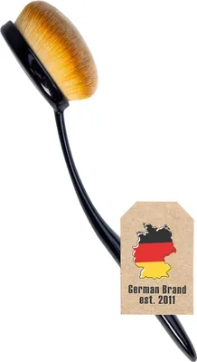 Produktbild von Intirilife Make Up Pinsel Oval in Größe 2 - Pinsel Durchmesser 3.5 cm - Beauty Blender Makeup Pinsel Zahnbürstenform Tintenpinsel Kosmetik Brush für Foundation Concealer Grundierung Malen