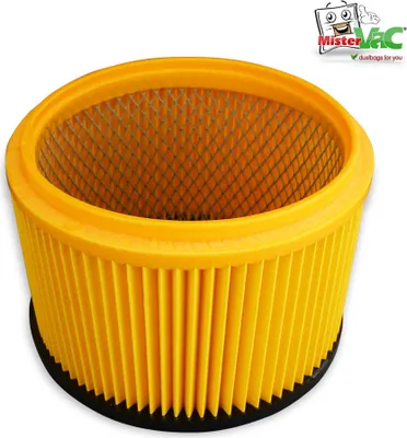 Produktbild von MisterVac Lamellenfilter Ersatzfilter kompatibel mit Costway Nass Trockensauger 30 Liter,CL11709