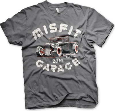 Produktbild von Misfit Garage Power Pick T-Shirt - Medium - DarkGrey