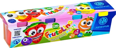 Zdjęcie produktu dla Masa plastyczna zapachowa Frutolina 4 kolory PASTEL Astra