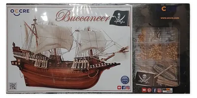 Productafbeelding van Galeone Buccaneer, modelbouwset schaal 1:100