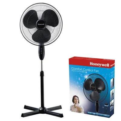 Produktbild von Honeywell HSF1630E4, Haushalts-Lamellenlüfter, Schwarz, Flur, 51 dB, 60 cm, 3498 m³/h
