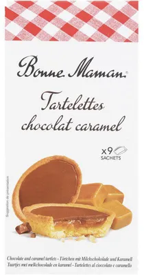 Immagine prodotto di Bonne Maman Tartelettes Chocolat Caramel 135g – mini crostate con cioccolato e caramello