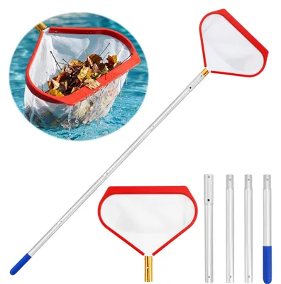 Immagine prodotto di Reti per la pulizia delle piscine con manico telescopico, ideali per una manutenzione efficiente