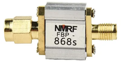 Bandpassfilter 868 MHz, 4 MHz Bandbreite, 866–870 MHz