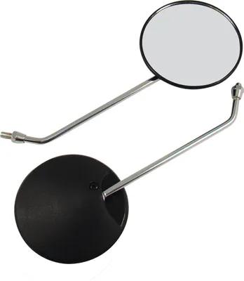 Image de Jeu: 2 miroirs, Ø125mm, tige chromée - Simson S50, S51, S70, S53, S83, KR51/2 Schwalbe, SR50, SR80