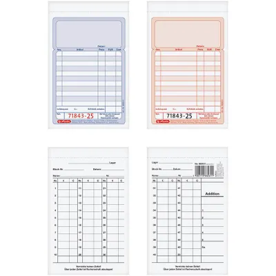 Immagine prodotto di Herlitz Kassenblock  A6 2x 50 Blatt