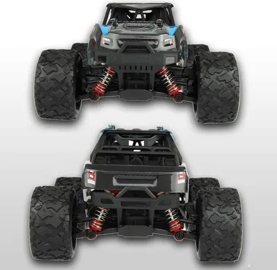 Produktbild von RC Monster Truck 4WD - Geschwindigkeit bis zu 36 km/h - Fernsteuerbares Auto mit Austauschbaren Ersatzteilen