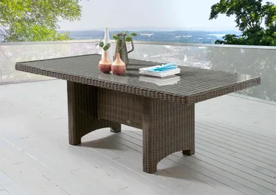 Produktbild von Destiny Gartentisch LUNA 165x90x75cm rechteckig, vintage braun