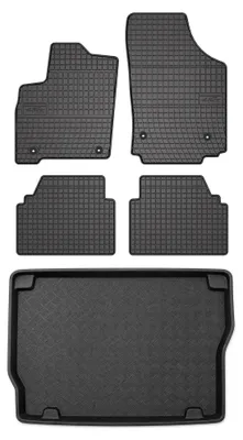 Obrázek produktu pro Gumové autokoberce SolidPRO + vana kufru pro: Opel Meriva A 2002-2010 5 ks