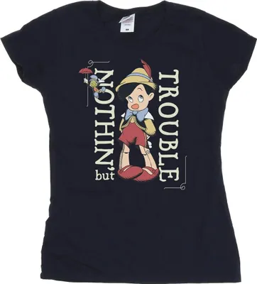Produktbild von Disney - "Nothing But Trouble" T-Shirt für Damen BI36725 (XXL) (Marineblau)