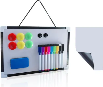Produktbild von Hängendes kleines Board - Doppelseitige Magnetwand geeignet für Klassenzimmer und Zuhause