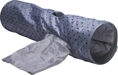 Produktbild von Beeztees Katzentunnel Ivy aus Nylon grau