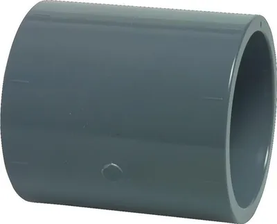 Produktbild von PVC Muffe, doppelte Klebemuffe, 50 mm