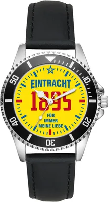 Produktbild von KIESENBERG Herrenuhr Armbanduhr Braunschweig Geschenk Fan Artikel Zubehör Fanartikel Analog Quartz Uhr L-11009