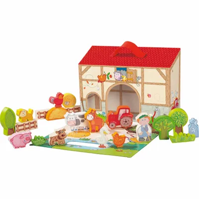 Image de HABA Mon premier univers de jeu La ferme - Grand set de jeu A la campagne