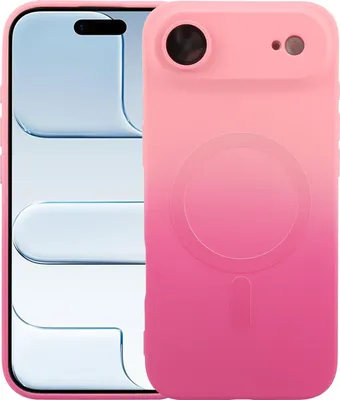 Obrázek produktu pro Silikonové pouzdro MagSafe pro Apple iPhone 17 Air s barevným gradientem a ochranou čočky pouzdra na mobilní telefon