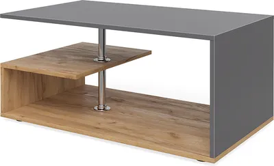 Produktbild von Vicco konferenčný stolík Guillermo, 91 x 52,6 cm, piesková/antracitová