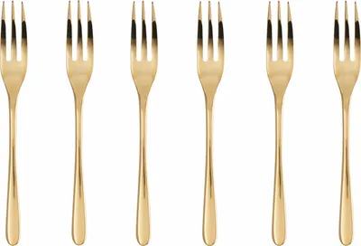 Produktbild von Sambonet Taste PVD 6 Forchette D Dolce Oro Lucido