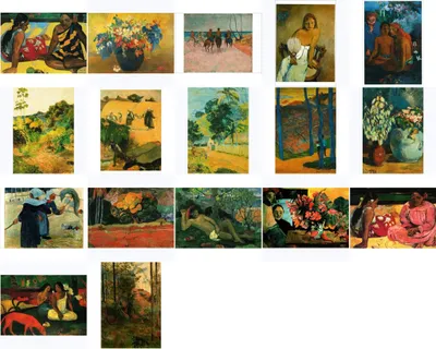 Produktbild von Kunstkarten-Komplett-Set Paul Gauguin
