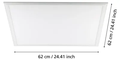 Produktbild von EGLO Salobrena 1, Quadratisch, Weiß, Aluminium, Kunststoff, IP20, II, ENEC
