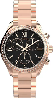 Produktbild von Timex Kleid Chronograph Damenuhr Timex-TW2W20100