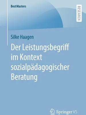 Obrázek produktu pro Der Leistungsbegriff im Kontext sozialpädagogischer Beratung