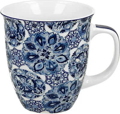 Produktbild von DUO BICO COLLECTION Becher 650 ml GANIKA BLUE, New Bone China Porzellan