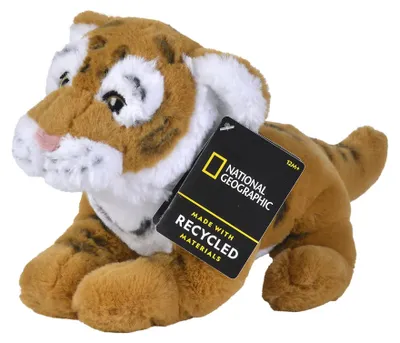 Produktbild von Simba 6315870104 - Disney National Geographic Bengal-Tiger, 25cm Plüschtier, für