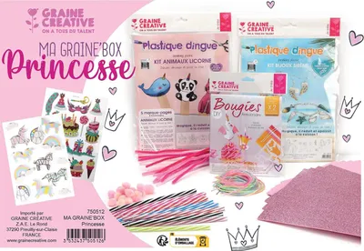 Produktbild von Box Kreative Aktivitäten - Prinzessinnengeburtstag