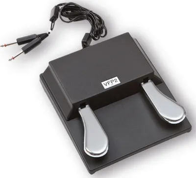 Produktbild von Studiologic Doppel-Sustain-Pedal VFP2/15 2TS für Keyboards, 2x 6.3mm Klinke, 200cm Kabel