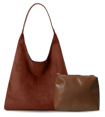 Productafbeelding van Retro Tote Bag met Kleine Handtas voor Dames