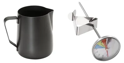 Productafbeelding van Omgoods - Barista Set met Melkkan en Thermometer