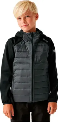 Produktbild von Regatta Kielder IX Hybrid Softshelljacke Kinder, Farbe:Grau, Kinder Größen:152