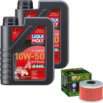 Productafbeelding van Onderhoudsset voor Gas Gas EC 450 FSE 2006, inclusief LIQUI MOLY 10W-50 raceolie (2 liter) en oliefilter