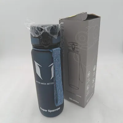 Produktbild von Super Sparrow Trinkflasche Tritan Wasserflasche 750ml BPA frei Ideale Sportflasche Sport Wasser Fahrrad Fitness Uni Outdoor Leicht Nachhaltig
