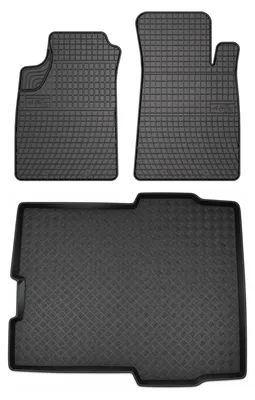 Immagine prodotto di Tappetini gomma SolidPRO + bagagliaio per Renault Kangoo I 1997-2008 3 pezzi