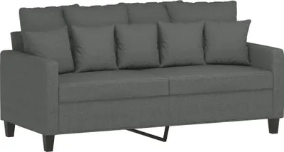 Produktbild von 2-Sitzer-Sofa Dunkelgrau 140 cm Stoff